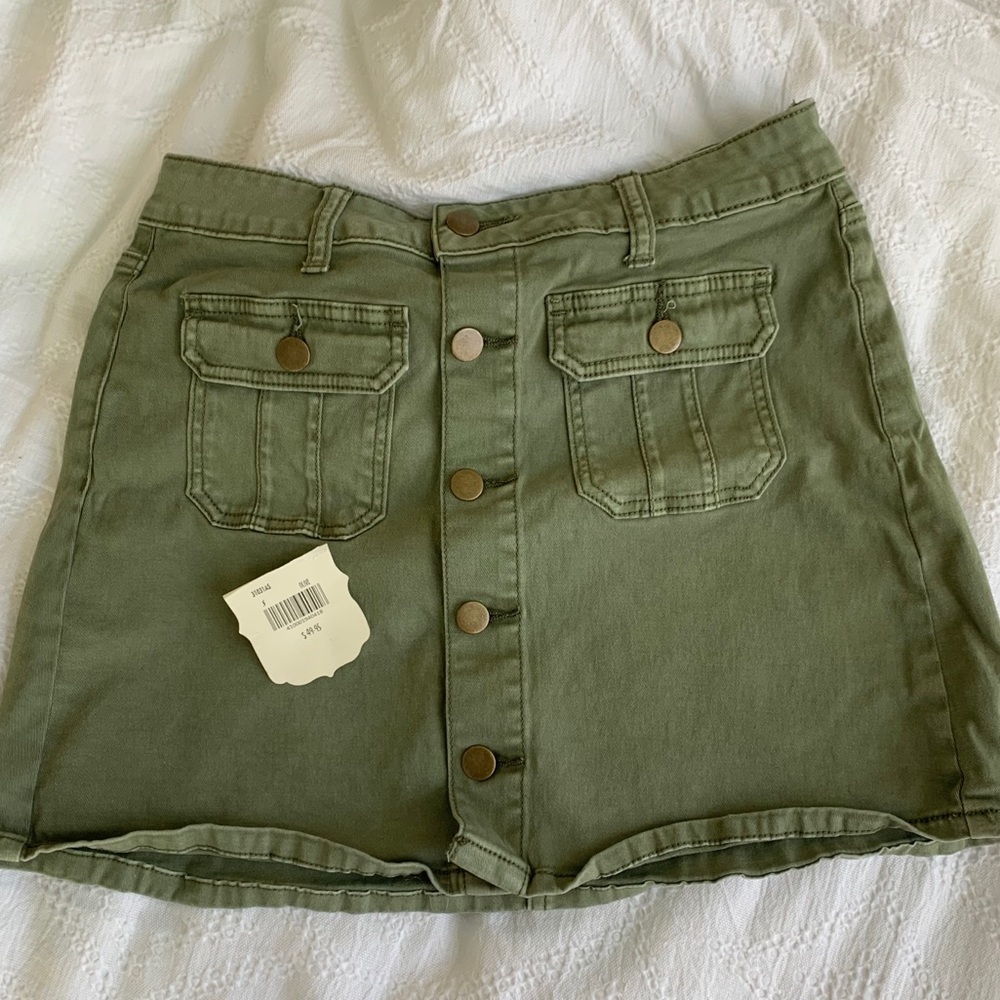 altar’d state green skirt